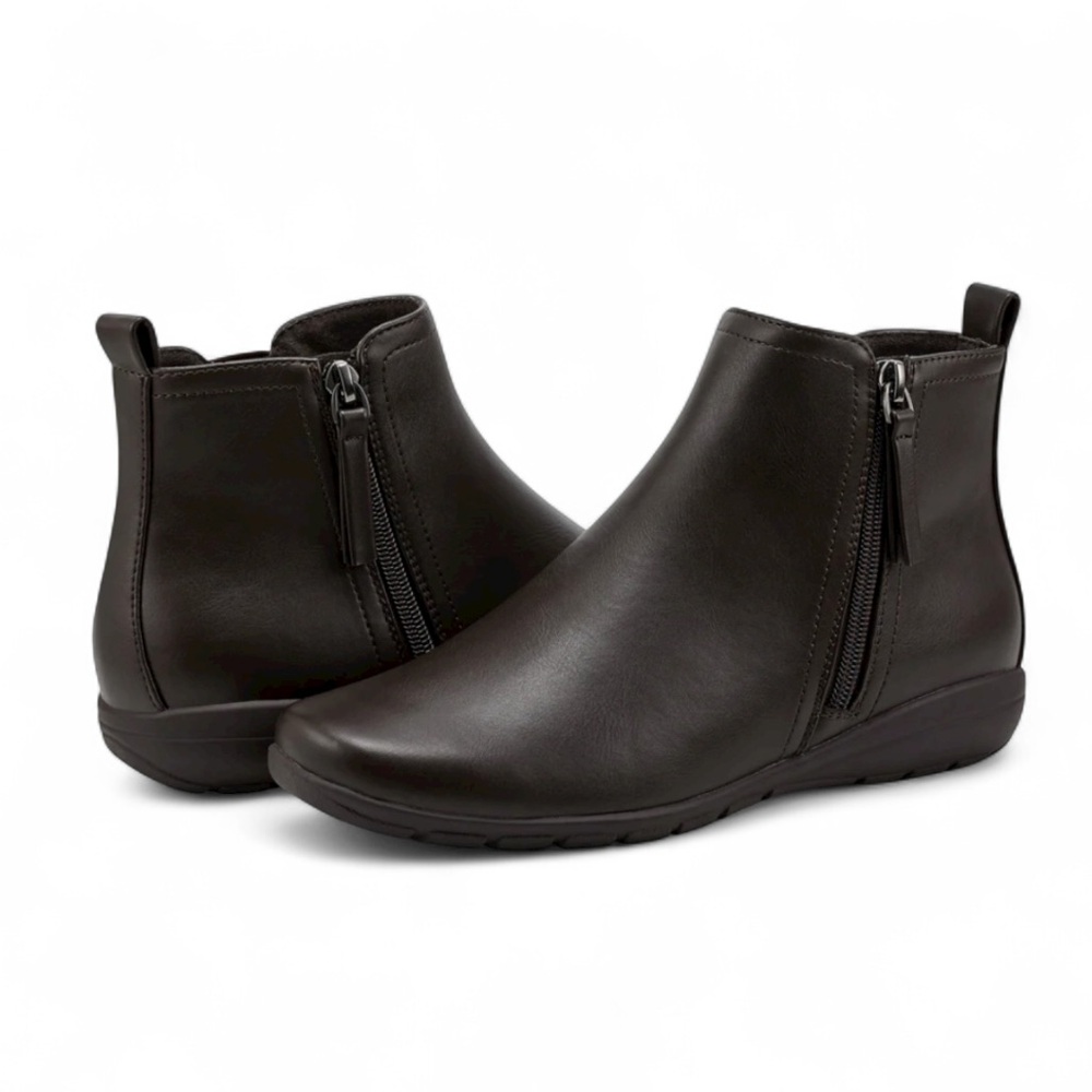 Easy Spirit Aleena Casual Booties 9W Dark Brown